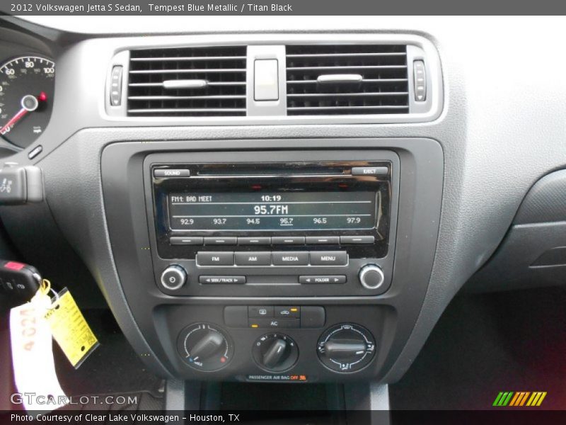 Controls of 2012 Jetta S Sedan