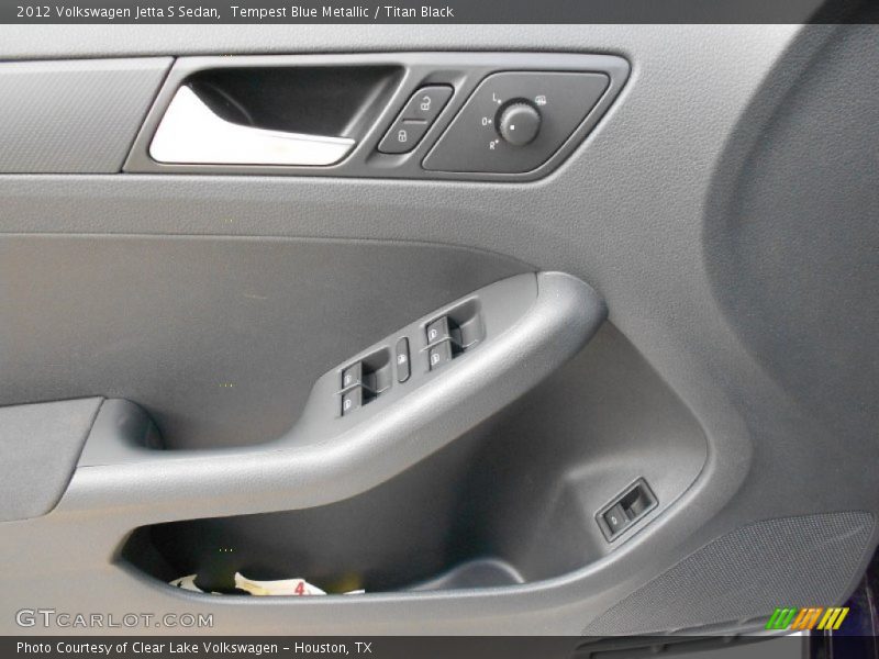 Tempest Blue Metallic / Titan Black 2012 Volkswagen Jetta S Sedan
