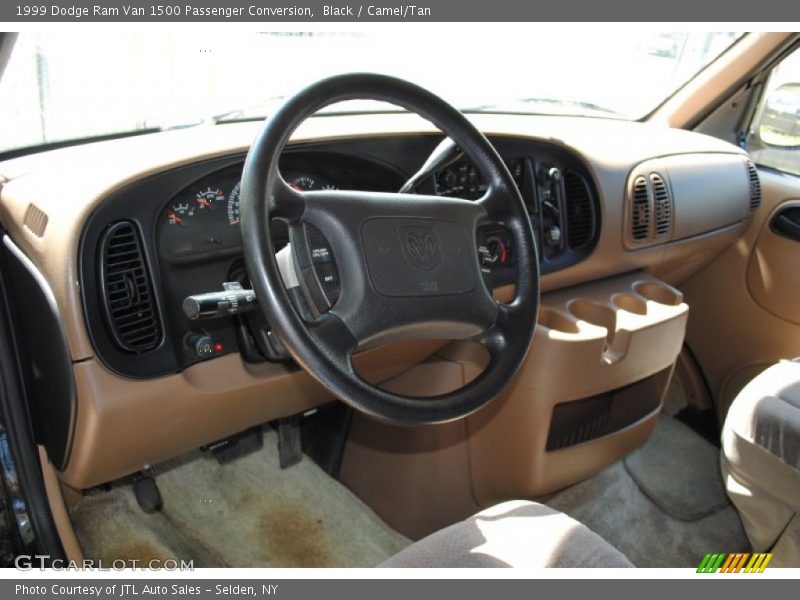 Black / Camel/Tan 1999 Dodge Ram Van 1500 Passenger Conversion