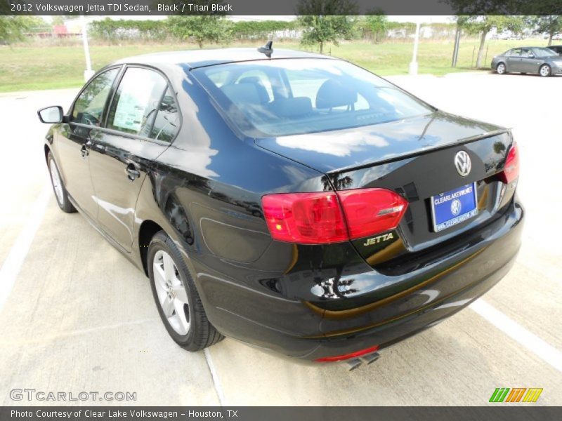 Black / Titan Black 2012 Volkswagen Jetta TDI Sedan