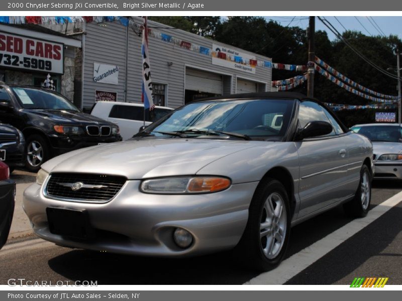 Bright Silver Metallic / Agate 2000 Chrysler Sebring JXi Convertible
