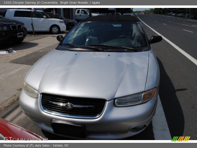 Bright Silver Metallic / Agate 2000 Chrysler Sebring JXi Convertible