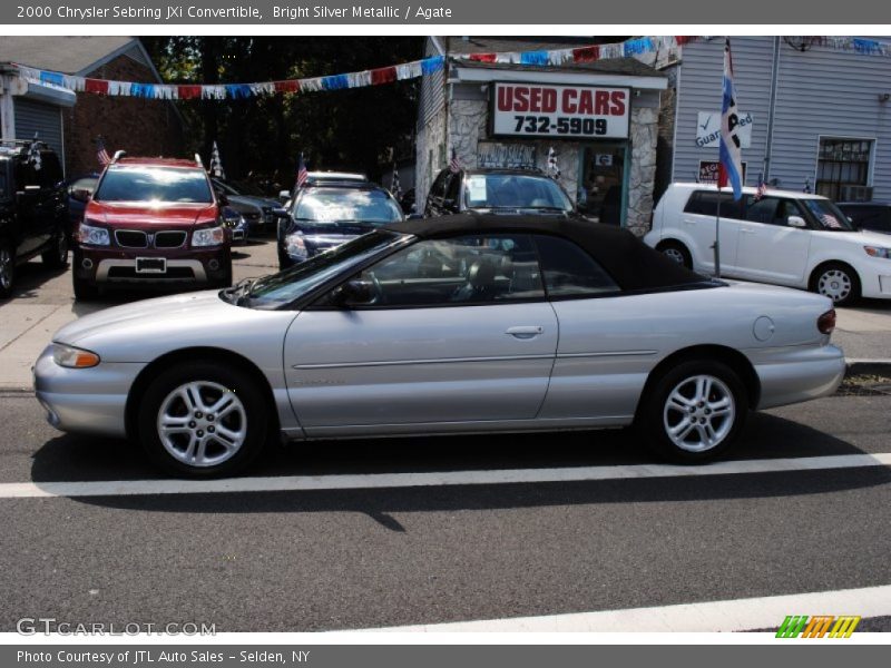 Bright Silver Metallic / Agate 2000 Chrysler Sebring JXi Convertible