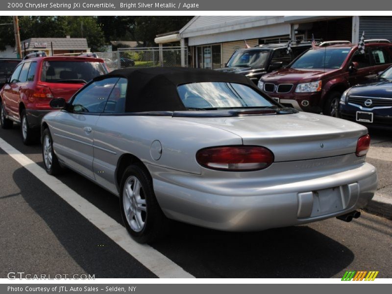 Bright Silver Metallic / Agate 2000 Chrysler Sebring JXi Convertible