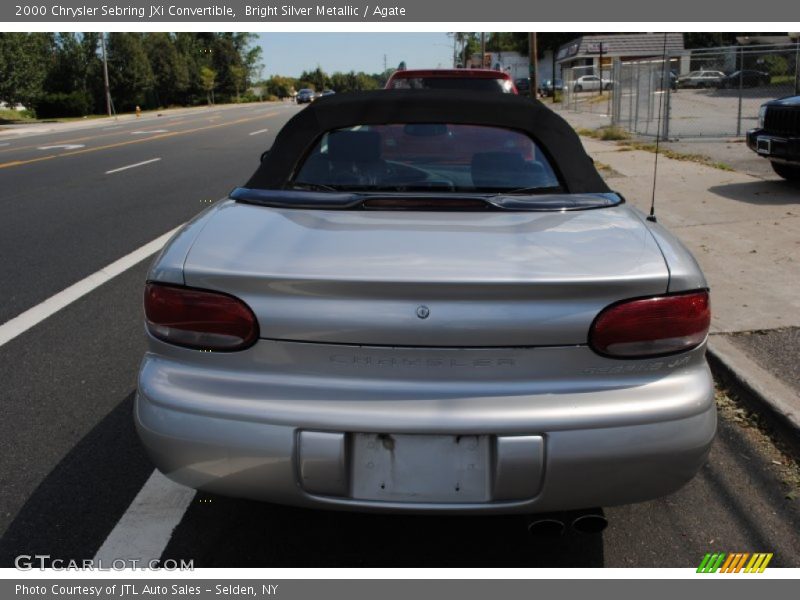 Bright Silver Metallic / Agate 2000 Chrysler Sebring JXi Convertible