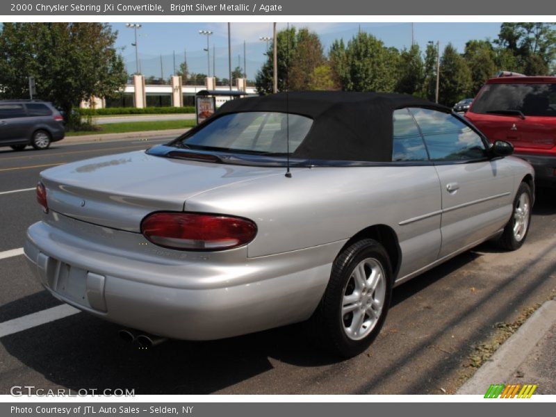 Bright Silver Metallic / Agate 2000 Chrysler Sebring JXi Convertible