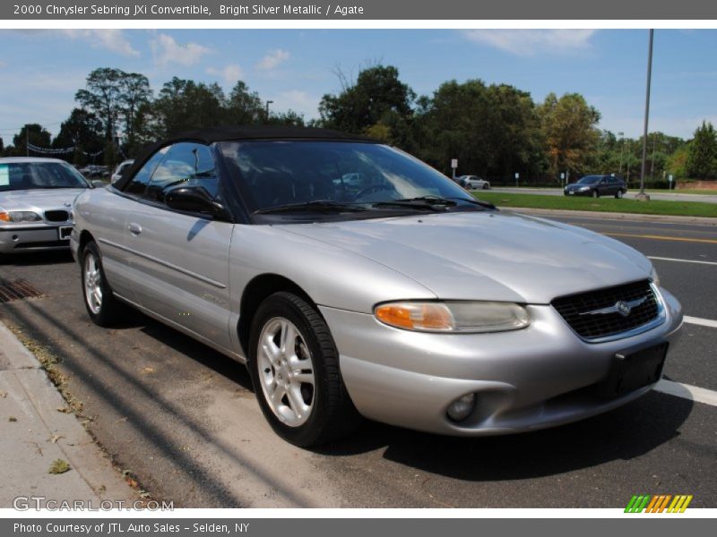 Bright Silver Metallic / Agate 2000 Chrysler Sebring JXi Convertible
