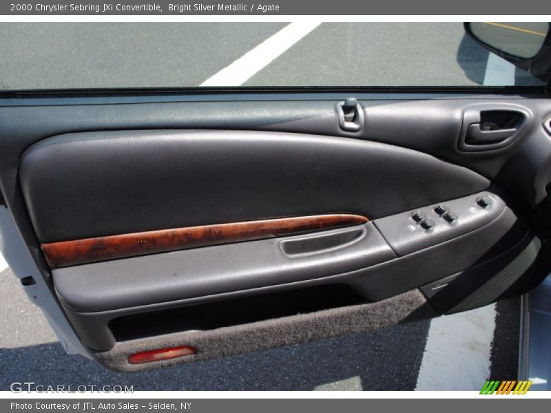 Bright Silver Metallic / Agate 2000 Chrysler Sebring JXi Convertible
