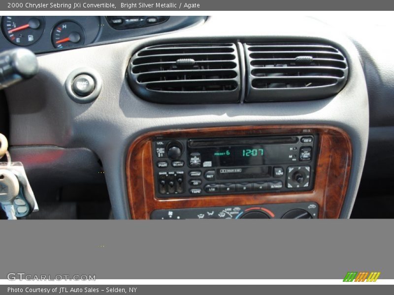 Bright Silver Metallic / Agate 2000 Chrysler Sebring JXi Convertible