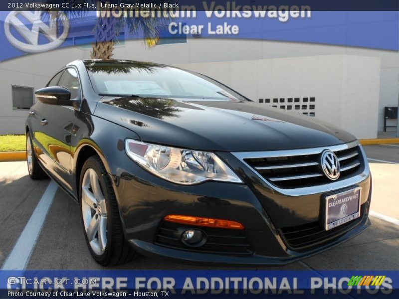 Urano Gray Metallic / Black 2012 Volkswagen CC Lux Plus