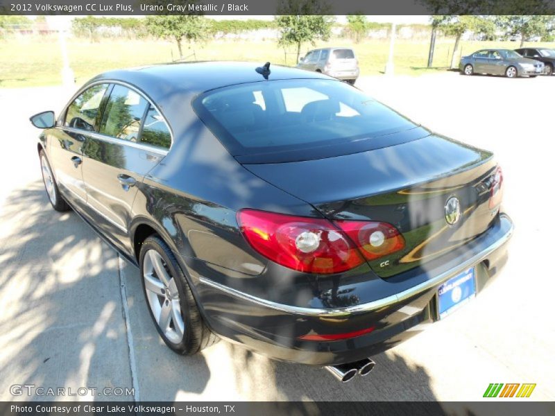 Urano Gray Metallic / Black 2012 Volkswagen CC Lux Plus