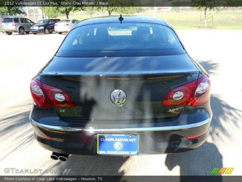 Urano Gray Metallic / Black 2012 Volkswagen CC Lux Plus