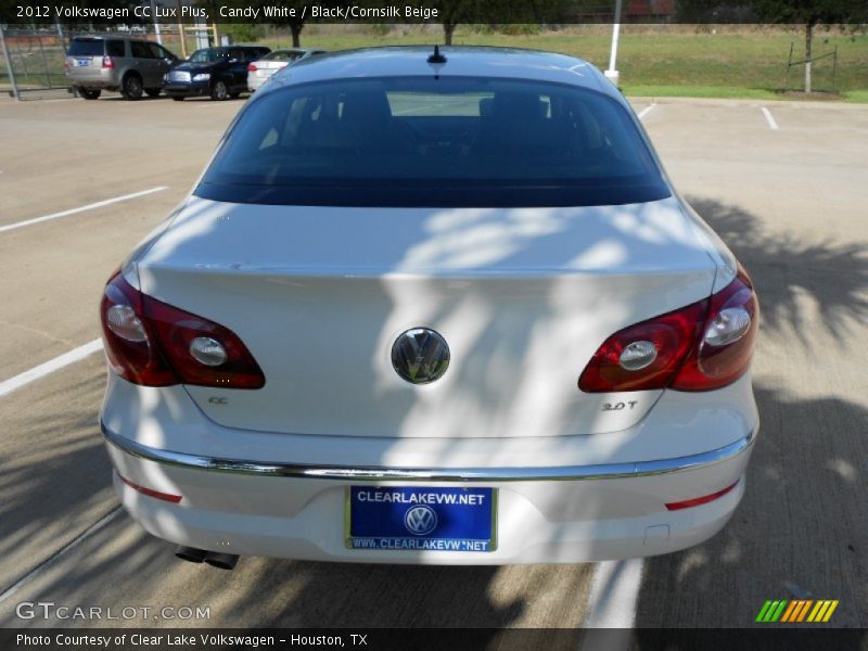 Candy White / Black/Cornsilk Beige 2012 Volkswagen CC Lux Plus