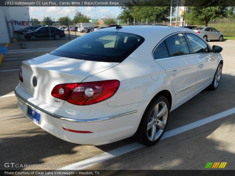Candy White / Black/Cornsilk Beige 2012 Volkswagen CC Lux Plus