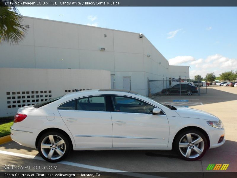 Candy White / Black/Cornsilk Beige 2012 Volkswagen CC Lux Plus