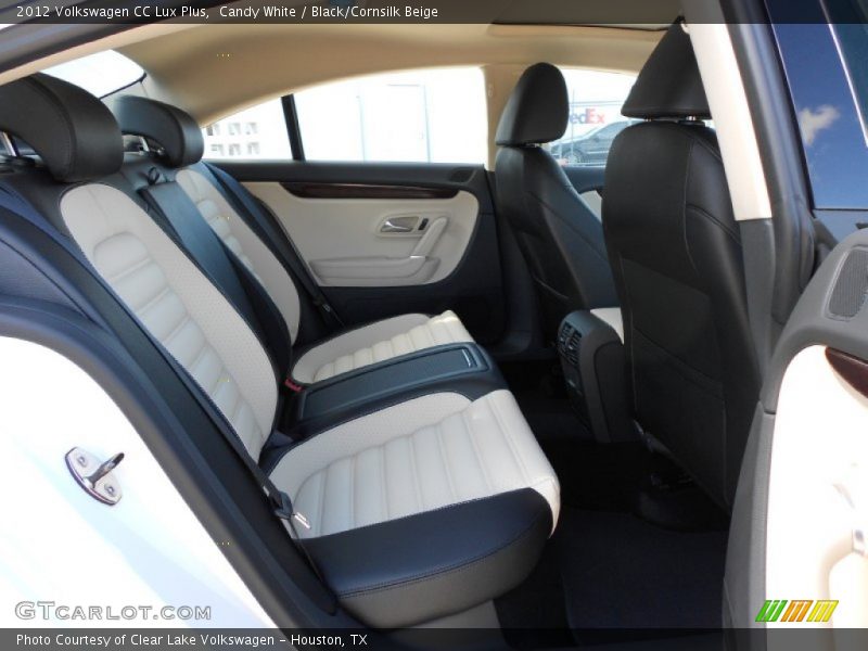 Candy White / Black/Cornsilk Beige 2012 Volkswagen CC Lux Plus