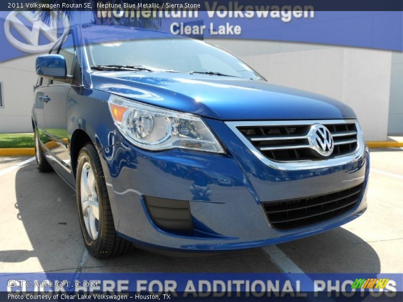 Neptune Blue Metallic / Sierra Stone 2011 Volkswagen Routan SE