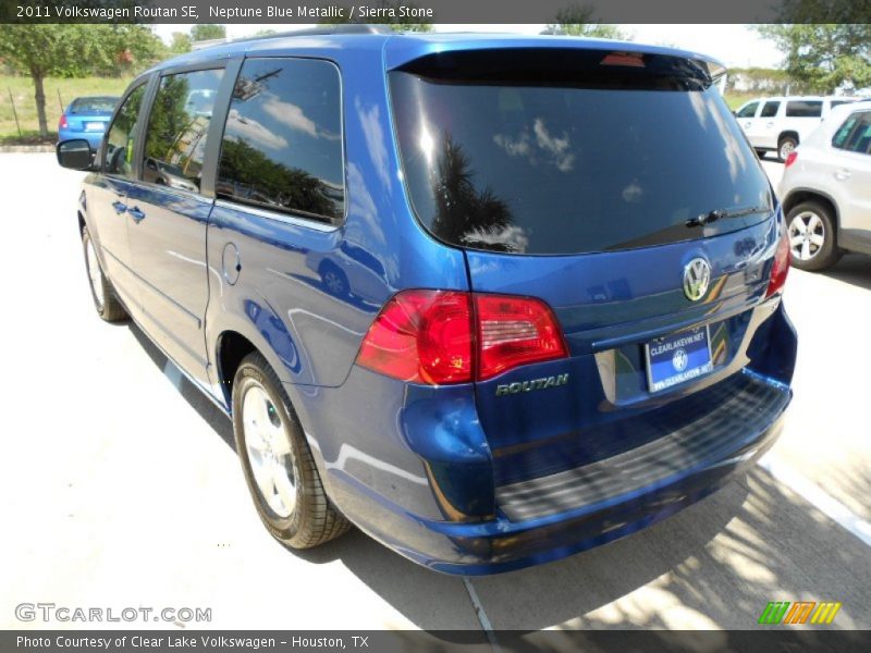 Neptune Blue Metallic / Sierra Stone 2011 Volkswagen Routan SE