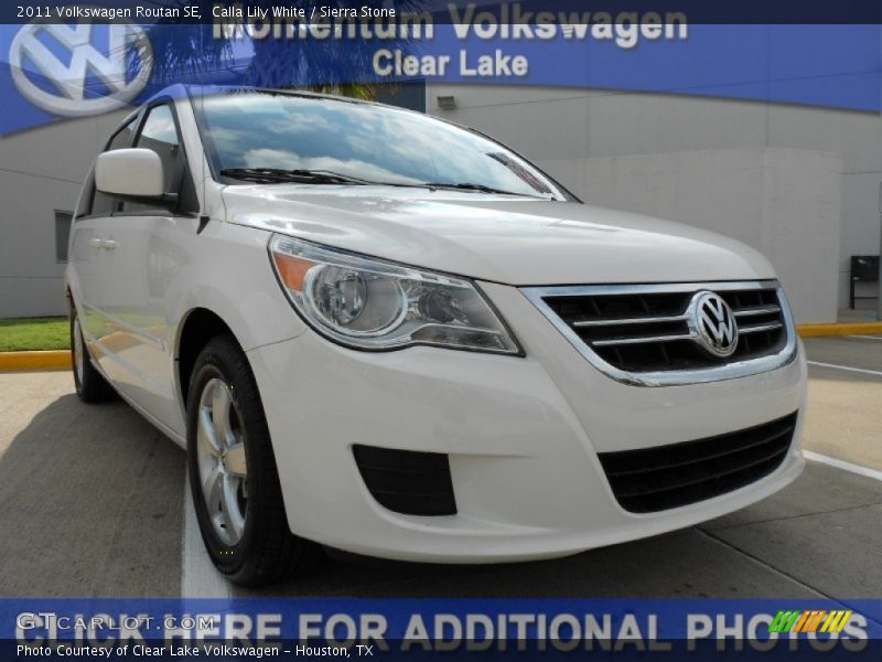 Calla Lily White / Sierra Stone 2011 Volkswagen Routan SE