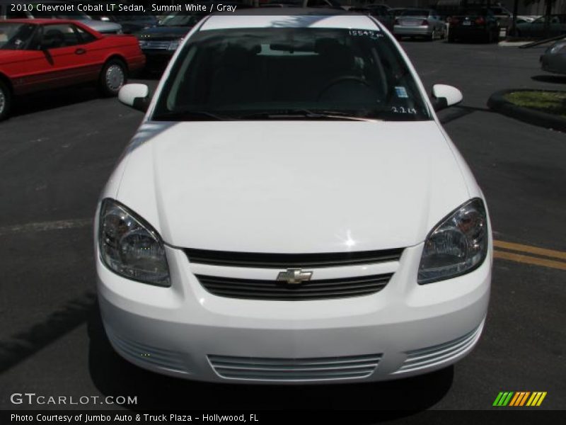 Summit White / Gray 2010 Chevrolet Cobalt LT Sedan