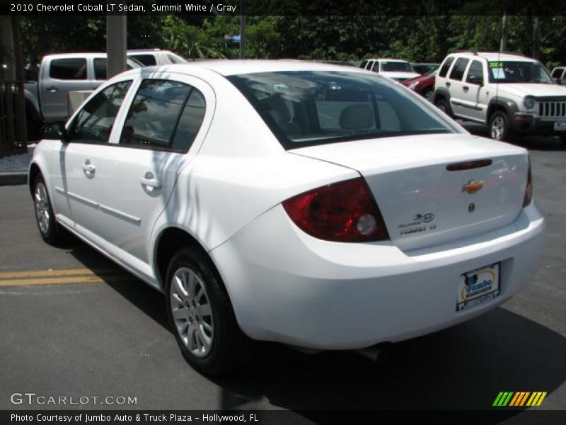 Summit White / Gray 2010 Chevrolet Cobalt LT Sedan