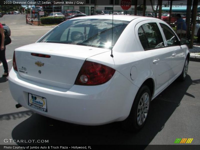 Summit White / Gray 2010 Chevrolet Cobalt LT Sedan