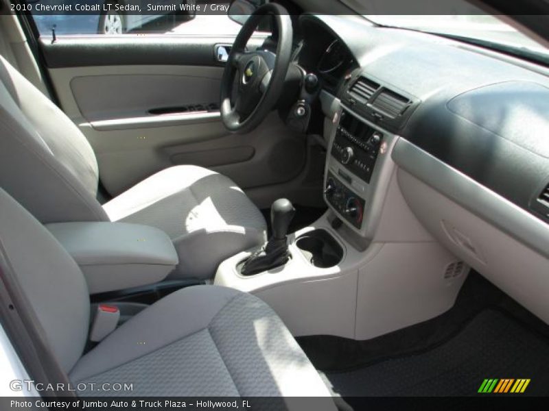 Summit White / Gray 2010 Chevrolet Cobalt LT Sedan