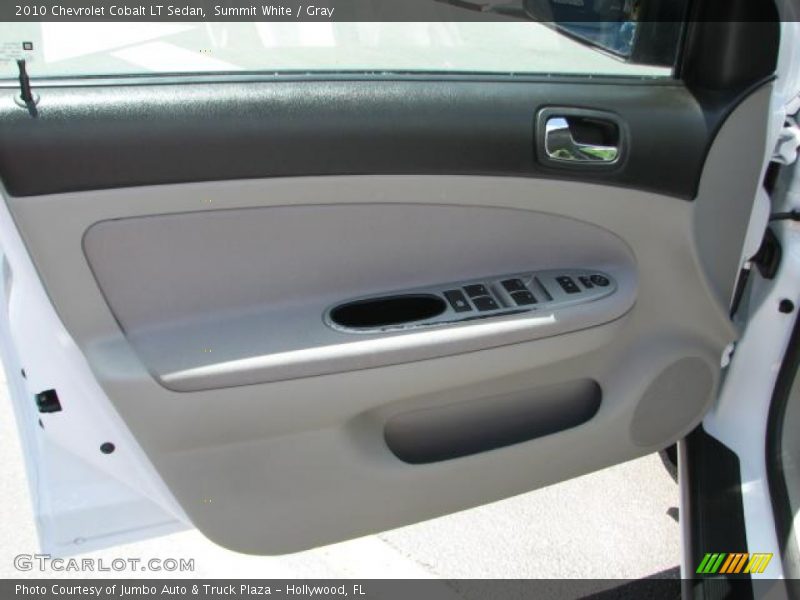Summit White / Gray 2010 Chevrolet Cobalt LT Sedan
