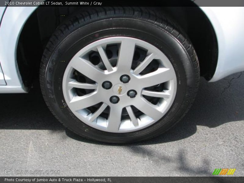 Summit White / Gray 2010 Chevrolet Cobalt LT Sedan