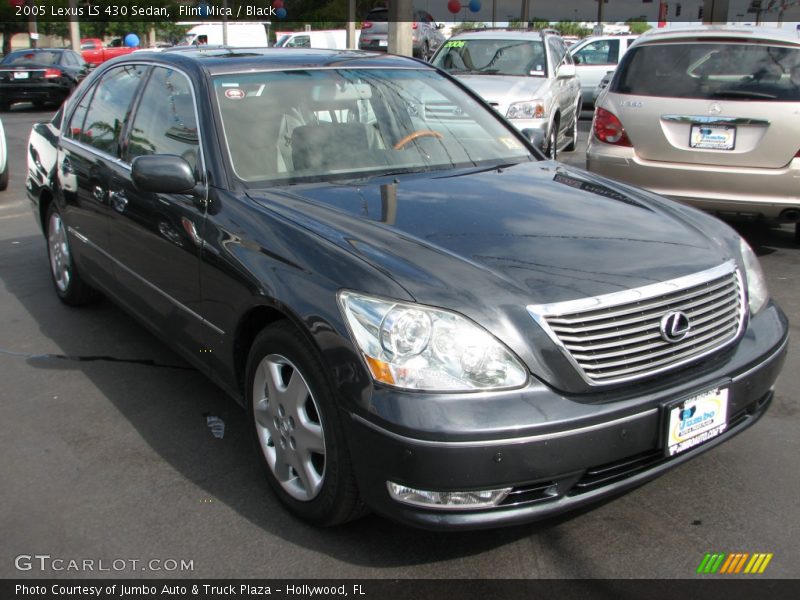 Flint Mica / Black 2005 Lexus LS 430 Sedan