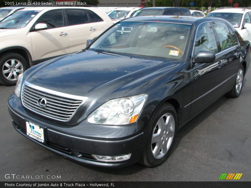 Flint Mica / Black 2005 Lexus LS 430 Sedan