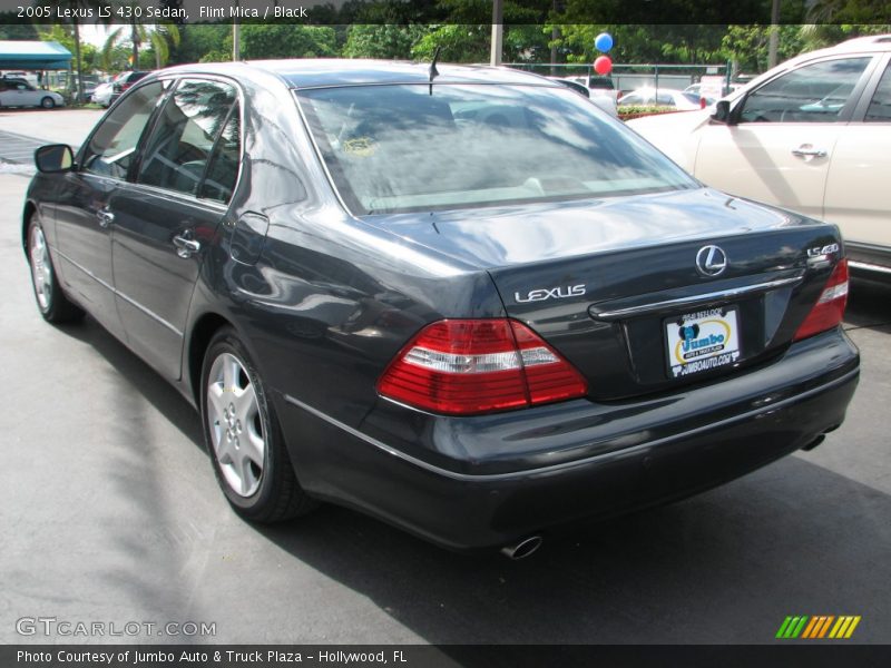Flint Mica / Black 2005 Lexus LS 430 Sedan