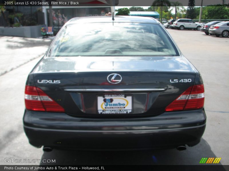 Flint Mica / Black 2005 Lexus LS 430 Sedan