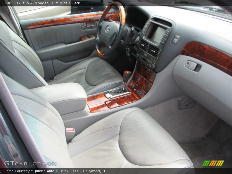 Flint Mica / Black 2005 Lexus LS 430 Sedan