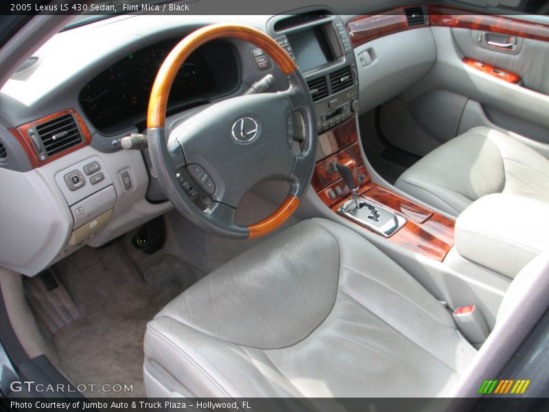 Flint Mica / Black 2005 Lexus LS 430 Sedan