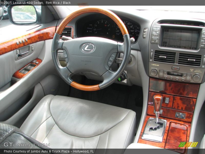 Flint Mica / Black 2005 Lexus LS 430 Sedan