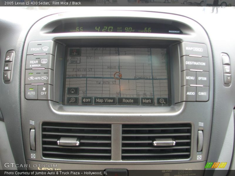 Flint Mica / Black 2005 Lexus LS 430 Sedan