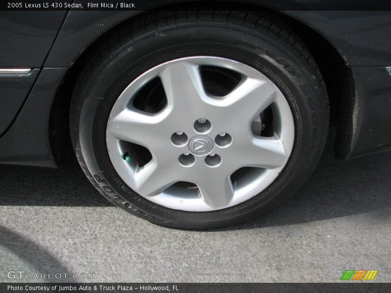 Flint Mica / Black 2005 Lexus LS 430 Sedan