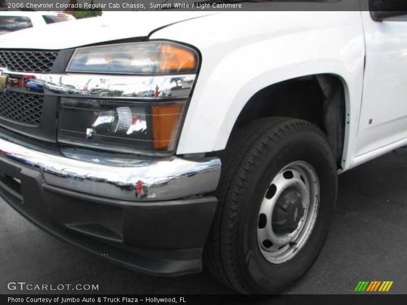 Summit White / Light Cashmere 2006 Chevrolet Colorado Regular Cab Chassis