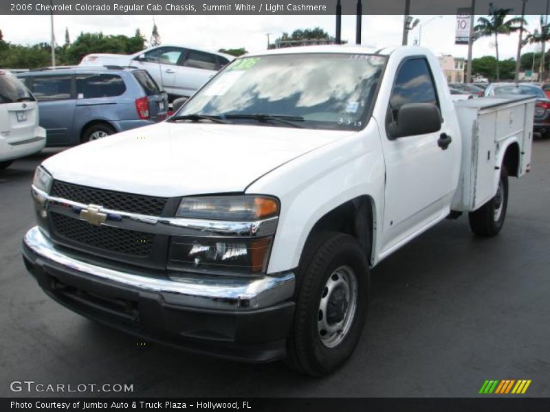 Summit White / Light Cashmere 2006 Chevrolet Colorado Regular Cab Chassis