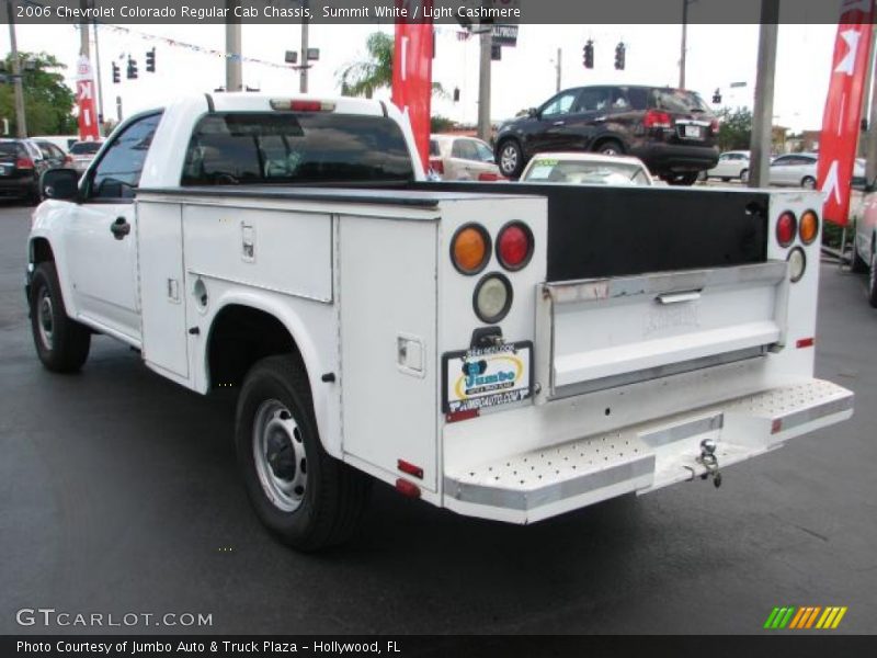 Summit White / Light Cashmere 2006 Chevrolet Colorado Regular Cab Chassis