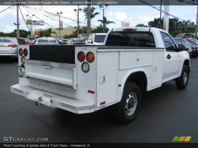 Summit White / Light Cashmere 2006 Chevrolet Colorado Regular Cab Chassis
