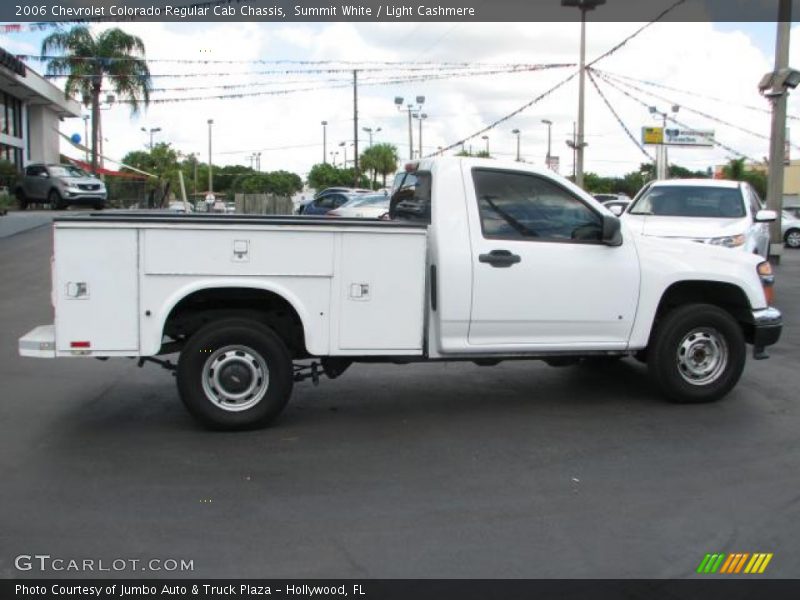 Summit White / Light Cashmere 2006 Chevrolet Colorado Regular Cab Chassis