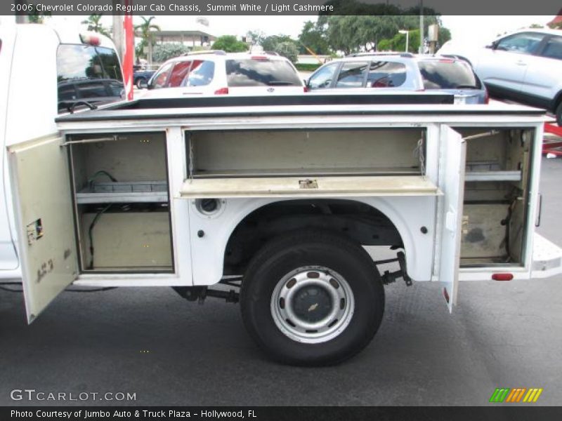 Summit White / Light Cashmere 2006 Chevrolet Colorado Regular Cab Chassis