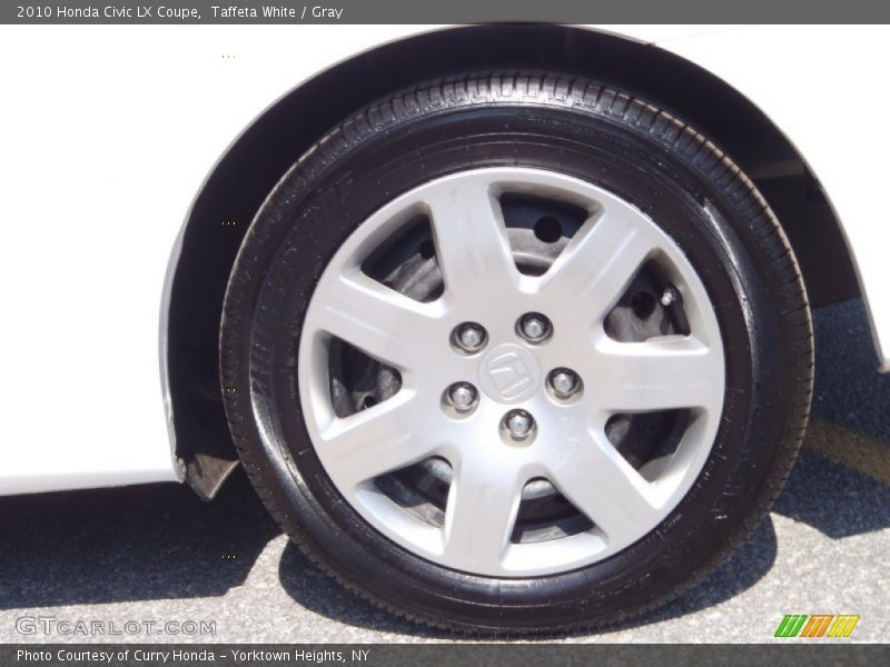 Taffeta White / Gray 2010 Honda Civic LX Coupe