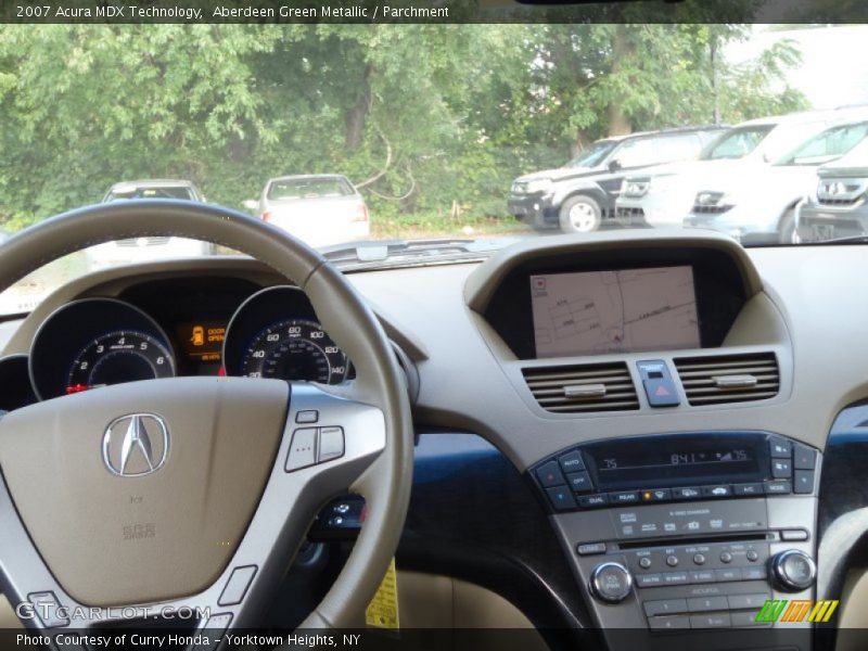 Aberdeen Green Metallic / Parchment 2007 Acura MDX Technology