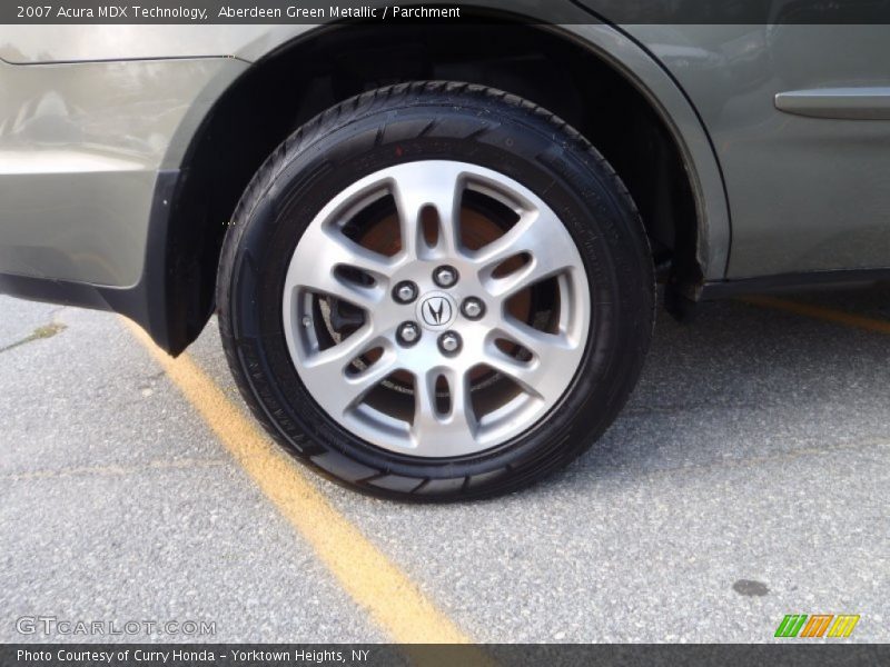 Aberdeen Green Metallic / Parchment 2007 Acura MDX Technology