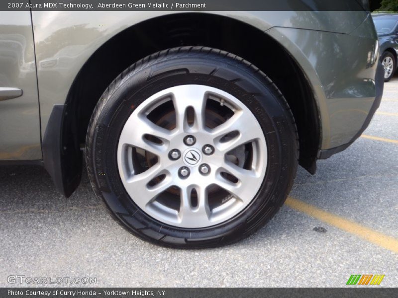 Aberdeen Green Metallic / Parchment 2007 Acura MDX Technology
