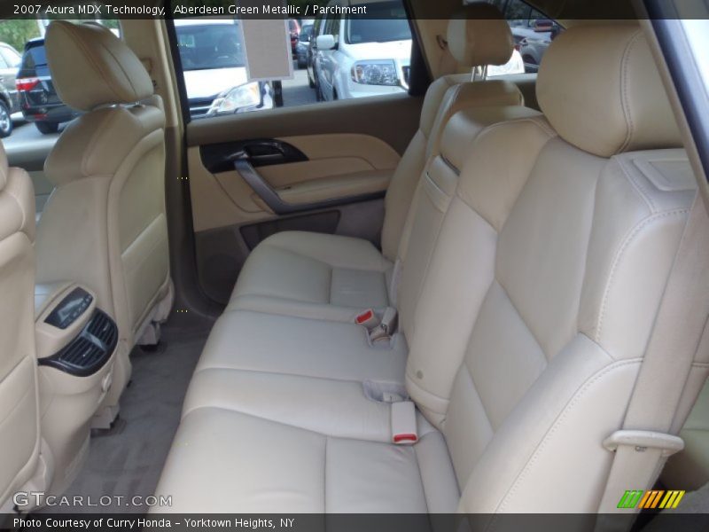 Aberdeen Green Metallic / Parchment 2007 Acura MDX Technology