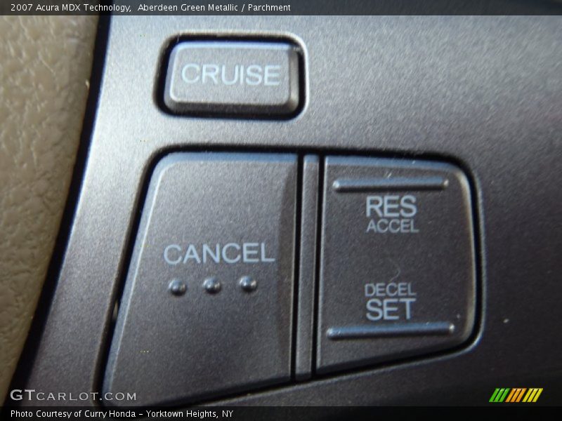 Aberdeen Green Metallic / Parchment 2007 Acura MDX Technology